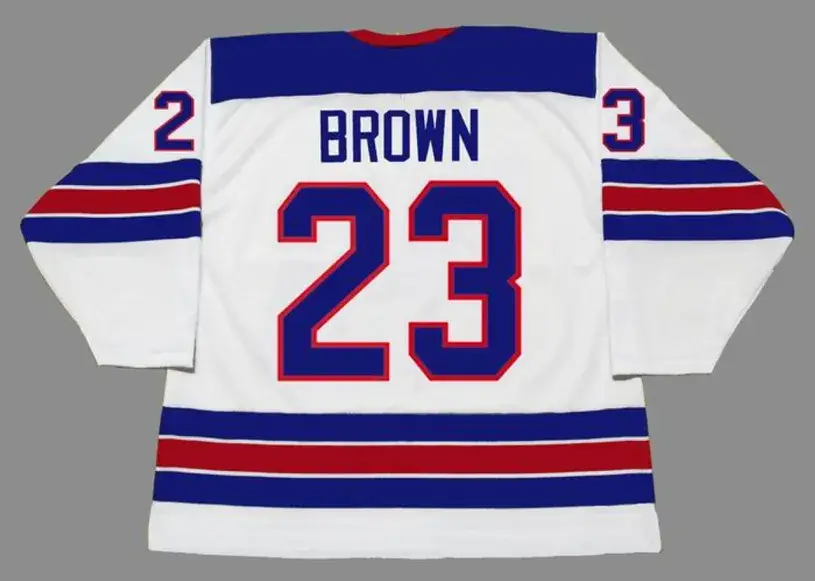 DUSTIN BROWN 2014 USA Nike Olympic Throwback Hockey Jersey 