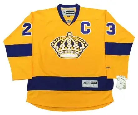 DUSTIN BROWN Los Angeles Kings 2015 REEBOK Throwback NHL Hockey Jersey