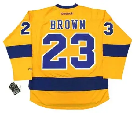 DUSTIN BROWN Los Angeles Kings 2015 REEBOK Throwback NHL Hockey Jersey 