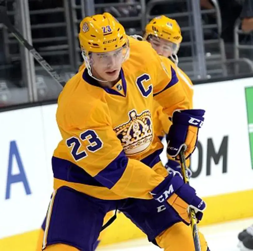 DUSTIN BROWN Los Angeles Kings 2015 REEBOK Throwback NHL Hockey Jersey 