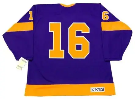EDDIE JOYAL Los Angeles Kings 1971 CCM Vintage Away NHL Hockey Jersey 
