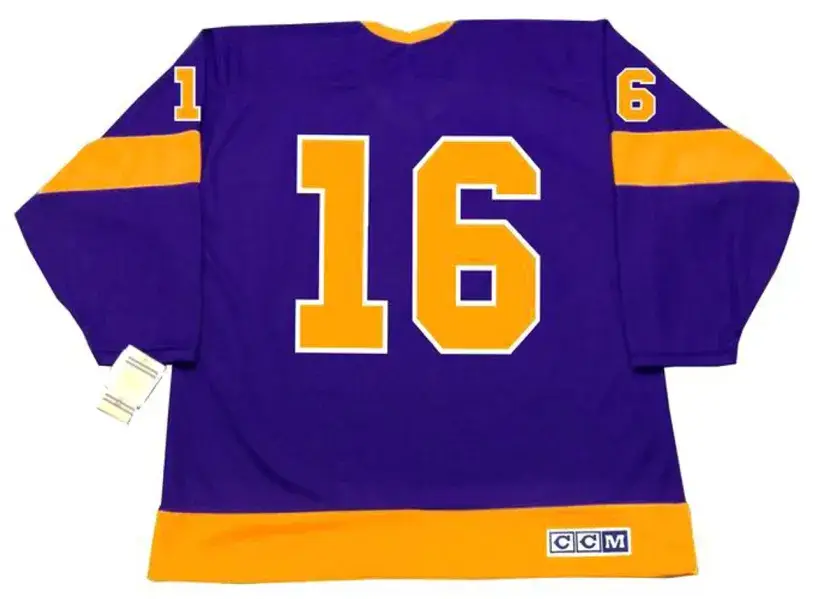 EDDIE JOYAL Los Angeles Kings 1971 CCM Vintage Away NHL Hockey Jersey 