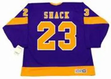 EDDIE SHACK Los Angeles Kings 1970 CCM Vintage Away NHL Hockey Jersey 