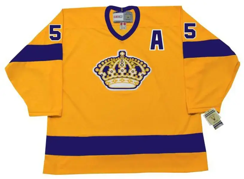 HARRY HOWELL Los Angeles Kings 1971 CCM Vintage Throwback Home NHL Jersey