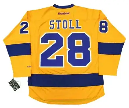 JARRET STOLL Los Angeles Kings 2015 REEBOK Throwback NHL Hockey Jersey 