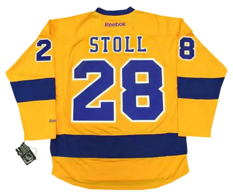 JARRET STOLL Los Angeles Kings 2015 REEBOK Throwback NHL Hockey Jersey 