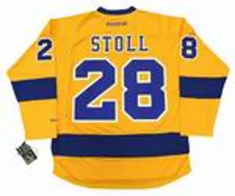 JARRET STOLL Los Angeles Kings 2015 REEBOK Throwback NHL Hockey Jersey 