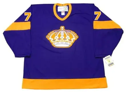 JEFF CARTER Los Angeles Kings 1970’s CCM Vintage Throwback NHL Hockey Jersey