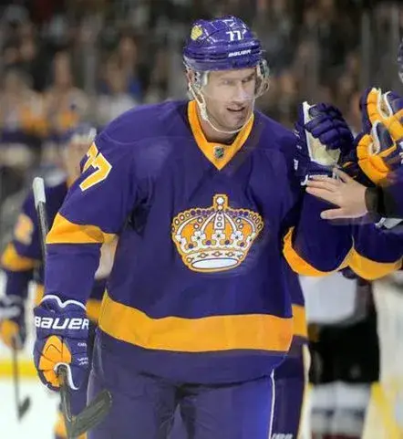 JEFF CARTER Los Angeles Kings 1970’s CCM Vintage Throwback NHL Hockey Jersey 