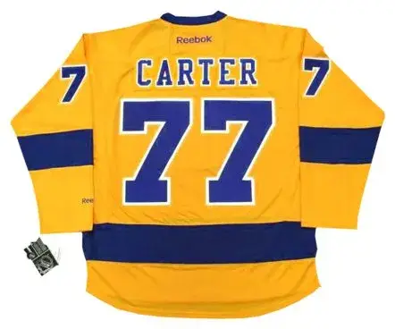 JEFF CARTER Los Angeles Kings 2015 REEBOK Throwback NHL Hockey Jersey 