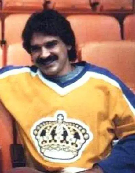 JERRY KORAB Los Angeles Kings 1982 CCM Vintage Throwback NHL Hockey Jersey 