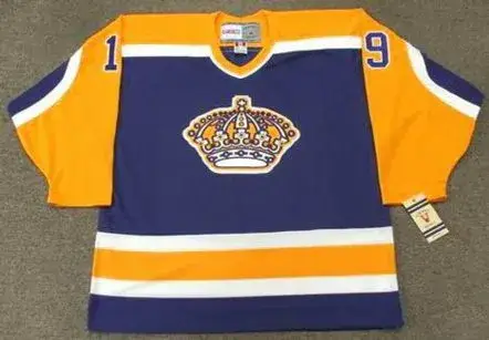 JIM FOX Los Angeles Kings 1984 CCM Vintage Away NHL Hockey Jersey