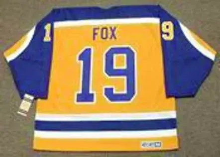 JIM FOX Los Angeles Kings 1984 CCM Vintage Home NHL Hockey Jersey 
