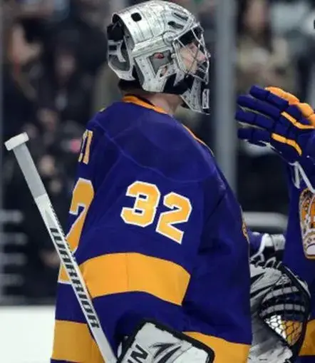 JONATHAN QUICK Los Angeles Kings 1970’s CCM Vintage Throwback NHL Hockey Jersey 
