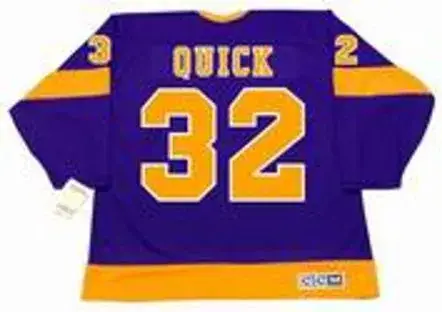 JONATHAN QUICK Los Angeles Kings 1970’s CCM Vintage Throwback NHL Hockey Jersey 