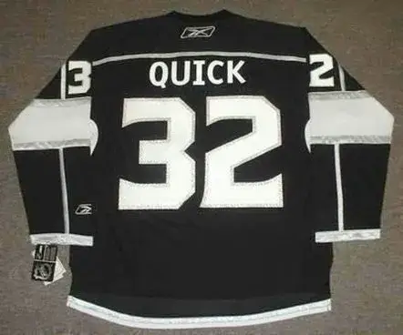 JONATHAN QUICK Los Angeles Kings 2014 REEBOK Throwback NHL Hockey Jersey 