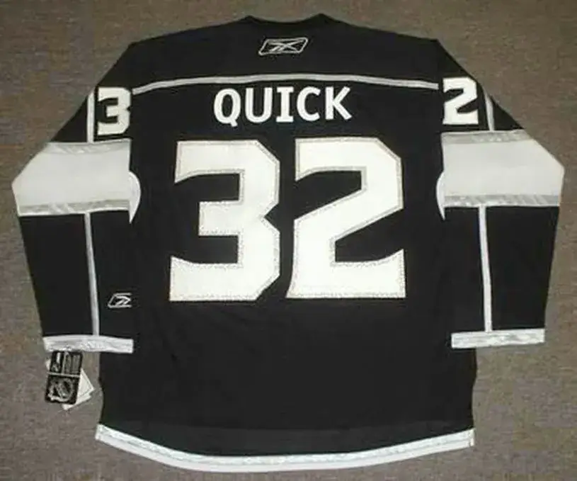 JONATHAN QUICK Los Angeles Kings 2014 REEBOK Throwback NHL Hockey Jersey 