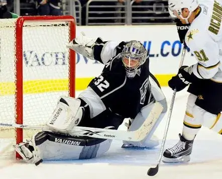 JONATHAN QUICK Los Angeles Kings 2014 REEBOK Throwback NHL Hockey Jersey 