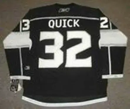 JONATHAN QUICK Los Angeles Kings 2014 REEBOK Throwback NHL Hockey Jersey 
