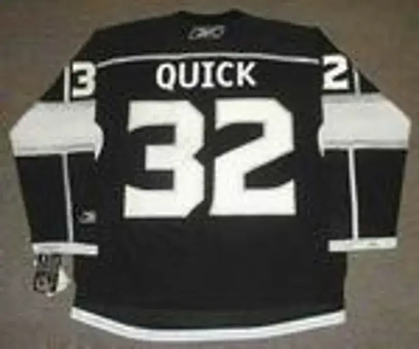JONATHAN QUICK Los Angeles Kings 2014 REEBOK Throwback NHL Hockey Jersey 