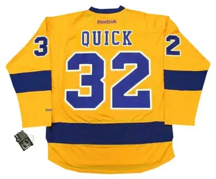 JONATHAN QUICK Los Angeles Kings 2015 REEBOK Throwback NHL Hockey Jersey 