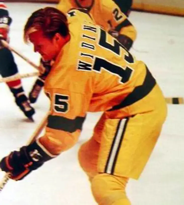 JUHA WIDING Los Angeles Kings 1970 CCM Vintage Throwback Home NHL Jersey 