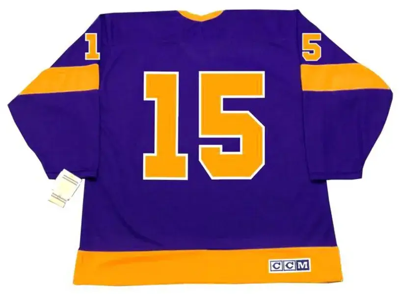 JUHA WIDING Los Angeles Kings 1974 CCM Vintage Away NHL Hockey Jersey 