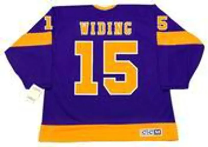 JUHA WIDING Los Angeles Kings 1974 CCM Vintage Away NHL Hockey Jersey 