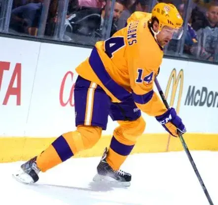 JUSTIN WILLIAMS Los Angeles Kings 2015 REEBOK Throwback NHL Hockey Jersey 