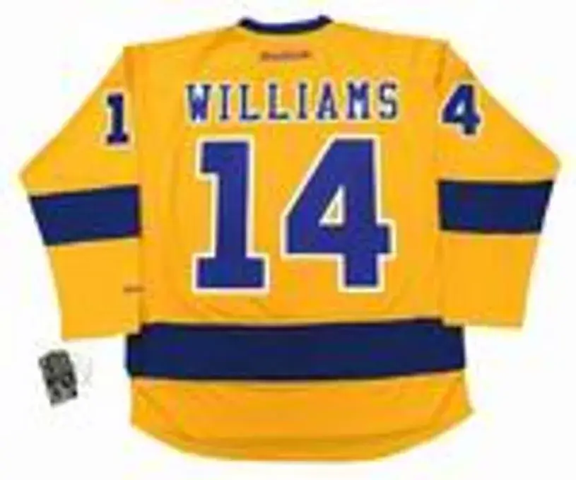 JUSTIN WILLIAMS Los Angeles Kings 2015 REEBOK Throwback NHL Hockey Jersey 