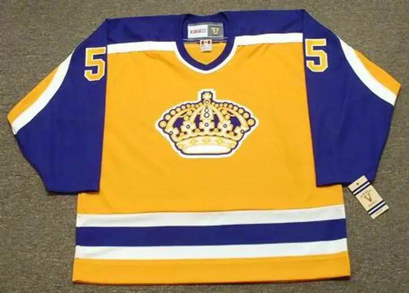 LARRY MURPHY Los Angeles Kings 1982 CCM Vintage Throwback NHL Hockey Jersey