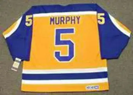 LARRY MURPHY Los Angeles Kings 1982 CCM Vintage Throwback NHL Hockey Jersey 