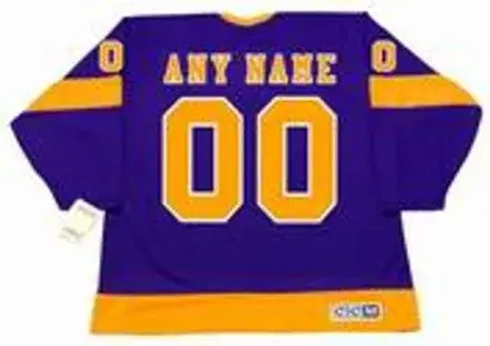 LOS ANGELES KINGS 1970’s CCM Vintage Away Jersey Customized “Any Name & Number(s)” 
