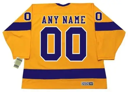 LOS ANGELES KINGS 1970’s CCM Vintage Home Jersey Customized “Any Name & Number(s)” 
