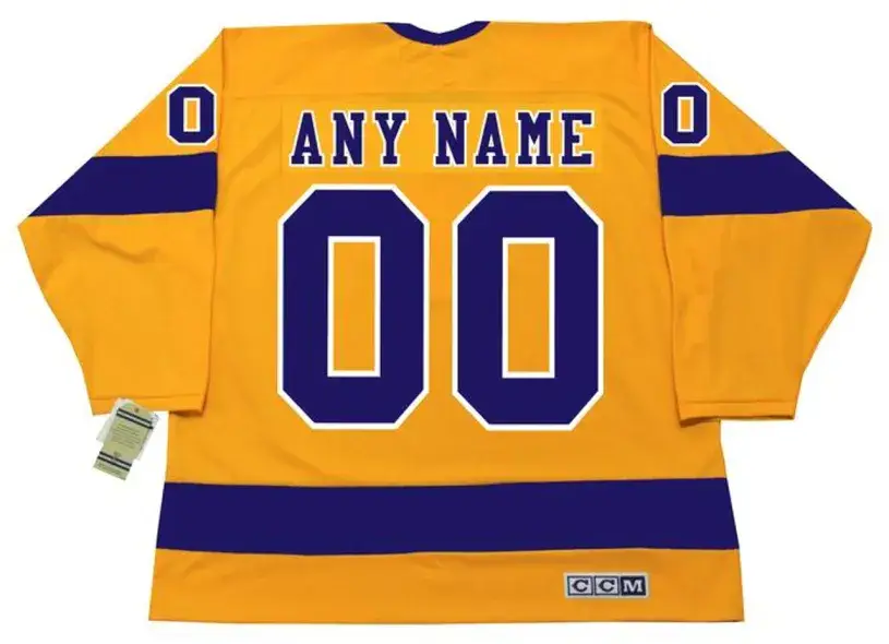 LOS ANGELES KINGS 1970’s CCM Vintage Home Jersey Customized “Any Name & Number(s)” 