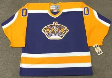 LOS ANGELES KINGS 1980’s CCM Vintage Away Jersey Customized “Any Name & Number(s)”