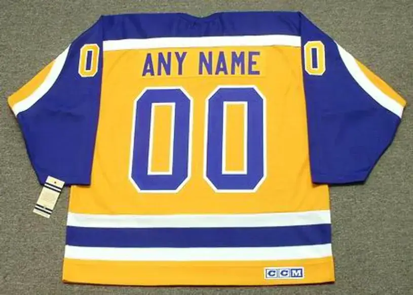 LOS ANGELES KINGS 1980’s CCM Vintage Home Jersey Customized “Any Name & Number(s)” 