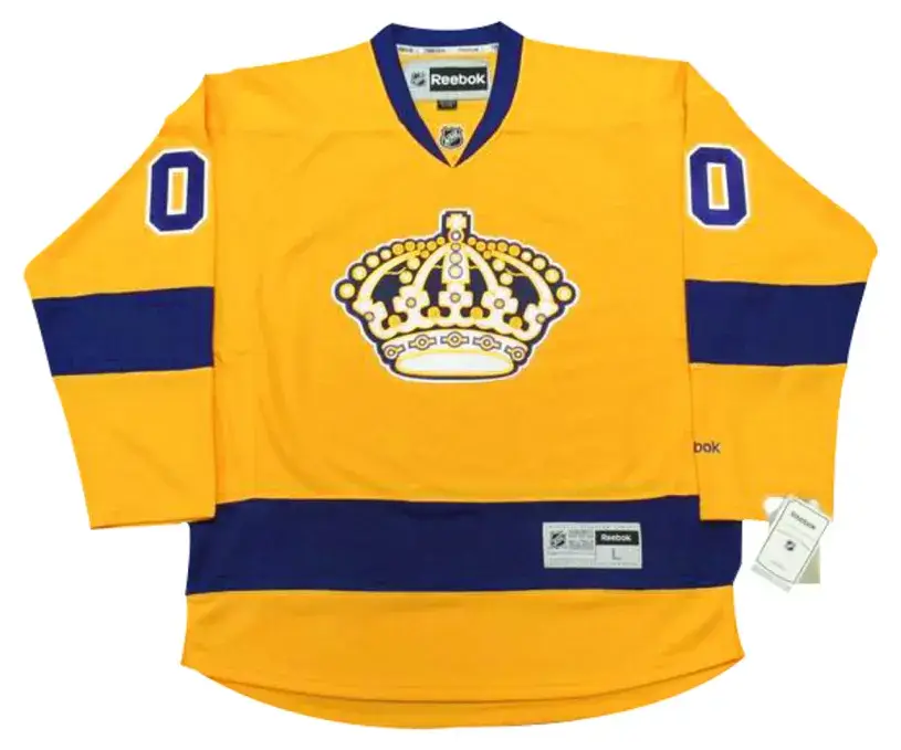 LOS ANGELES KINGS Reebok 2015 Gold NHL Jersey Customized “Any Name & Number(s)”
