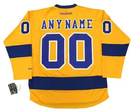 LOS ANGELES KINGS Reebok 2015 Gold NHL Jersey Customized “Any Name & Number(s)” 