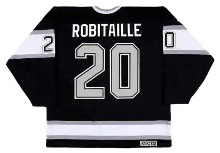 LUC ROBITAILLE Los Angeles Kings 1993 Away CCM Throwback NHL Hockey Jersey 