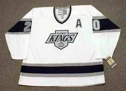 LUC ROBITAILLE Los Angeles Kings 1993 Home CCM Throwback NHL Hockey Jersey