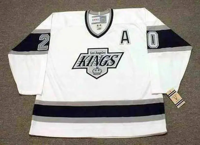 LUC ROBITAILLE Los Angeles Kings 1993 Home CCM Throwback NHL Hockey Jersey