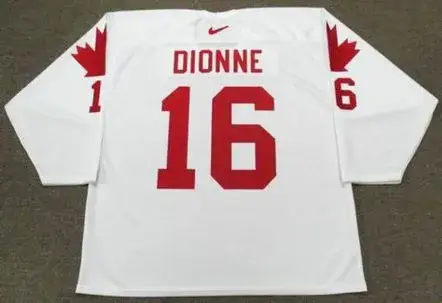 MARCEL DIONNE 1981 Team Canada Nike Throwback Hockey Jersey 