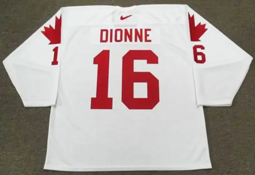 MARCEL DIONNE 1981 Team Canada Nike Throwback Hockey Jersey 