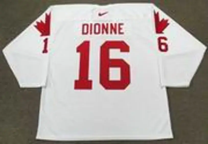 MARCEL DIONNE 1981 Team Canada Nike Throwback Hockey Jersey 