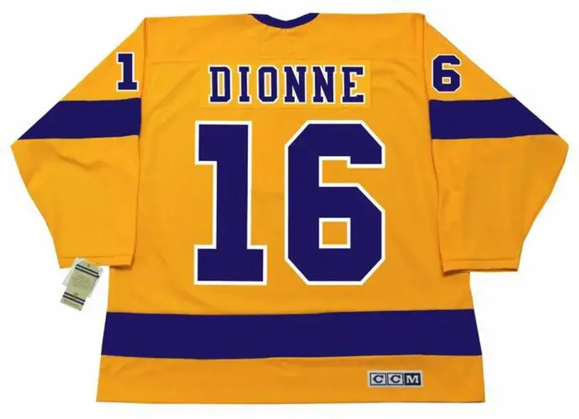 MARCEL DIONNE Los Angeles Kings 1970’s CCM Vintage Throwback Home NHL Jersey 