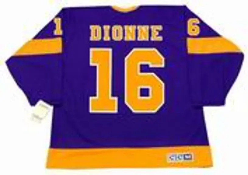 MARCEL DIONNE Los Angeles Kings 1978 CCM Vintage Away NHL Hockey Jersey 