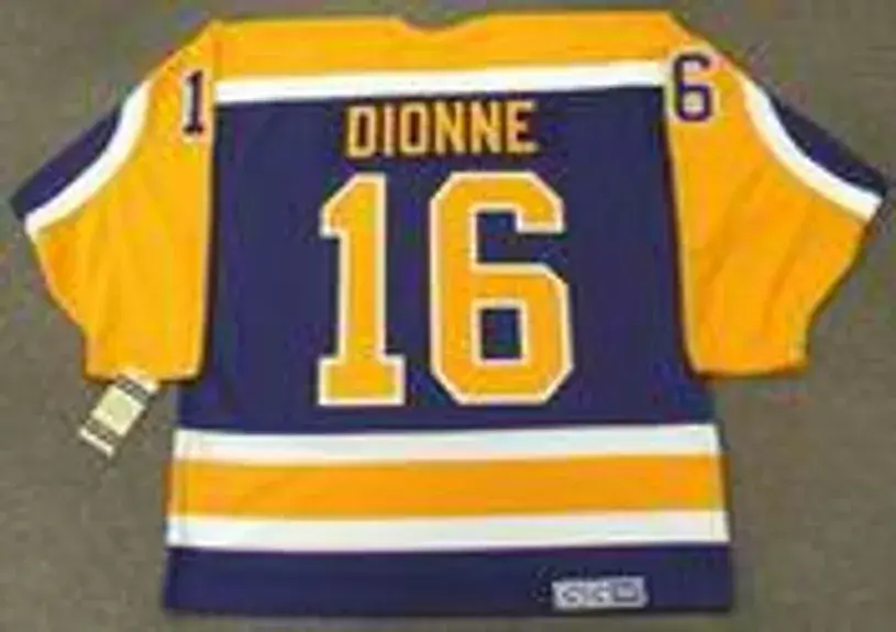 MARCEL DIONNE Los Angeles Kings 1984 CCM Vintage Away NHL Hockey Jersey 