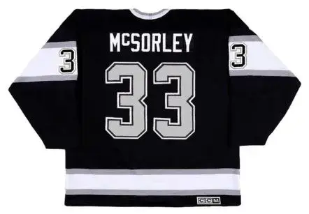 MARTY McSORLEY Los Angeles Kings 1993 Away CCM Throwback NHL Hockey Jersey 