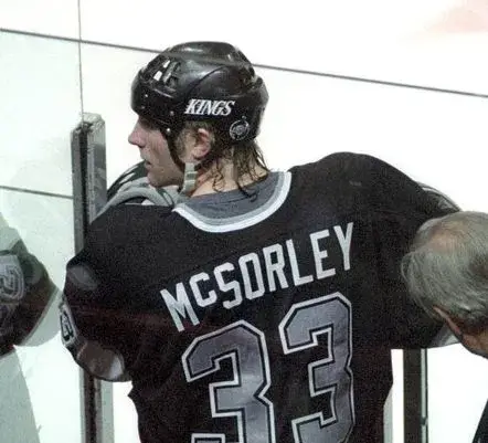 MARTY McSORLEY Los Angeles Kings 1993 Away CCM Throwback NHL Hockey Jersey 